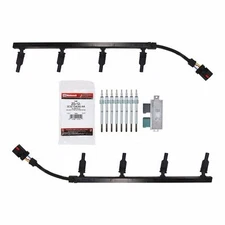 Glow Plug Harness + Motorcraft ZD-12 Glow Plugs + Harness + Relay for 03 6.0L