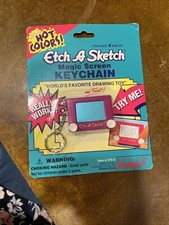 Vintage Etch A Sketch Keychain basic fun mini magic screen hot colors 575 0 Read