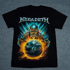 Megadeth Inspired Band T-Shirt – Black Cotton Rock Metal Unisex Tee