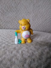 Vintage 1984 Care Bears Birthday Bear With Milk Bottle 2" Figure Kenner