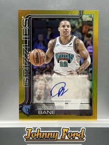 desmond bane auto   nbaカード 2025 Topps Chrome Desmond Bane Auto /50 Gold Geometric Refractor