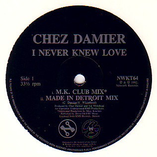 Chez Damier - I Never Knew Love, 12'', (Vinyl)