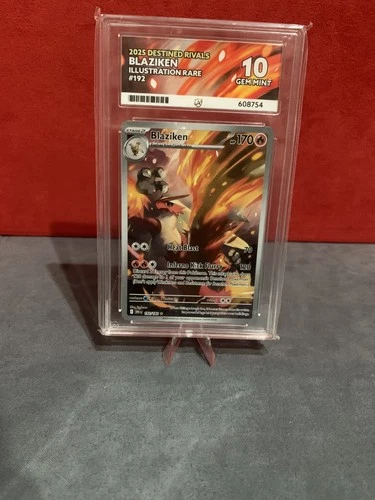 Blaziken 192/182 ACE 10 Perfect Subs Destined Rivals Pokemon Gem Mint