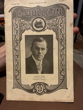 October 10, 1909 The Bulletin Featuring Maxwell Morris