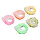 5Pcs 3D Embossing Label Tapes Self Adhesive Embossing Label Maker Tape For´