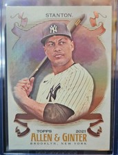 2021 Topps Allen & Ginter's - Giancarlo Stanton #107 Silver Portrait