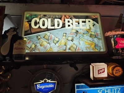 Vintage Miller Cold Beer Lighted Sign *Local pickup only