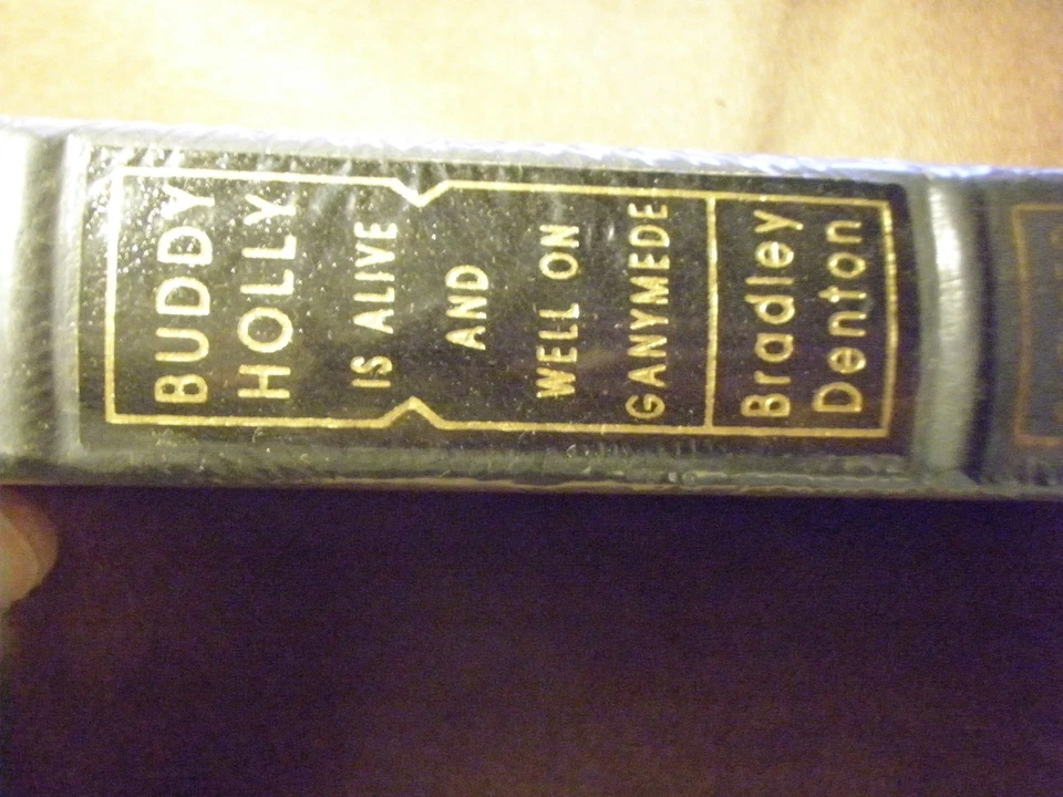 SEALED & Signed " Buddy Holly Is Alive And Well On Ganymede " Easton Press Dento - Image 2 of 3