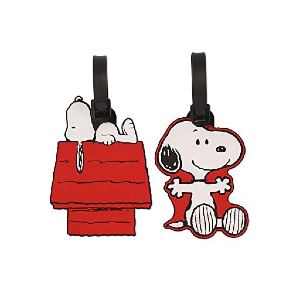 (TG. Misura unica) Disney Peers Hardy Id Equipaje Snoopy Peanuts - NUOVO