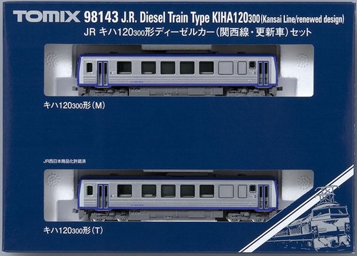 Juego de 2 coches Tomix 98143 JR Kiha 120-300 (línea Kansai/coche renovado) escala N | Zustand: New