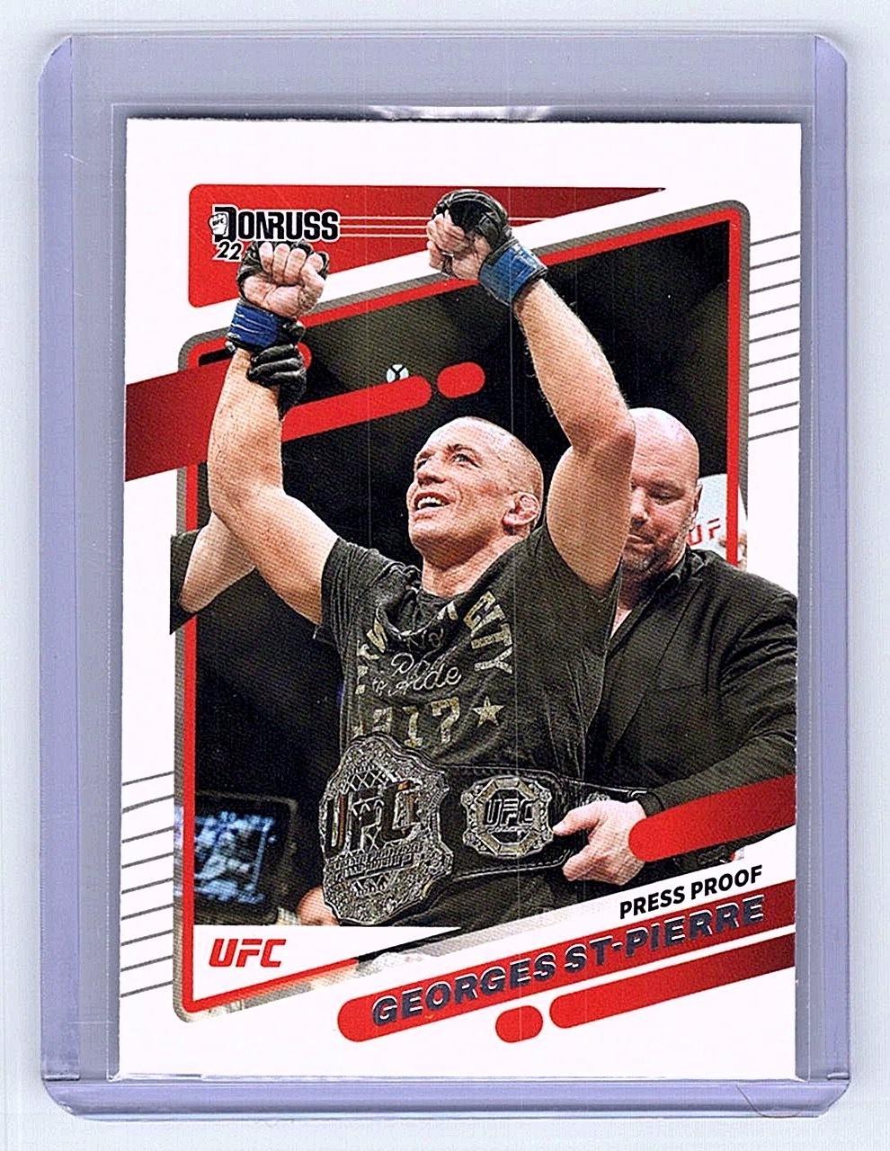 2022 UFC Donruss George St. Pierre Press Proof #169