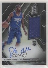 2017-18 Panini Spectra Rookie Jersey 124/299 Sindarius Thornwell #122 Auto 1s6