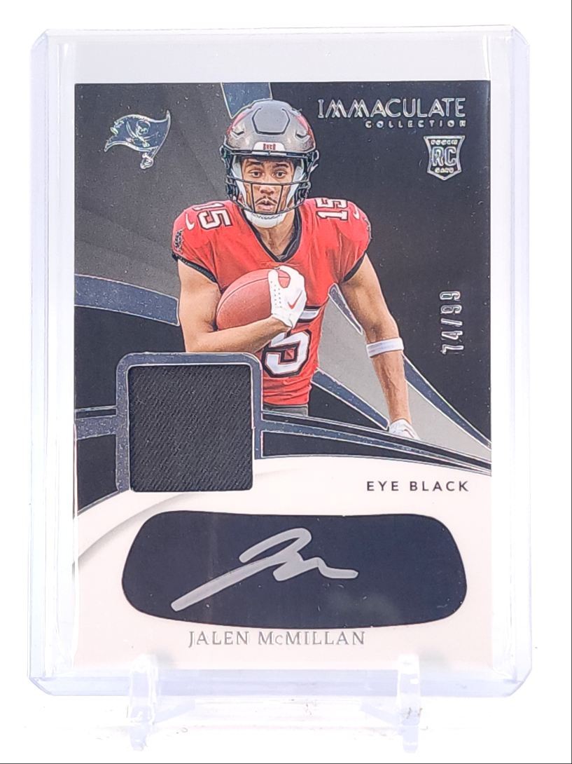 JALEN MCMILLAN 2024 IMMACULATE EYE BLACK RPA ROOKIE RC AUTO /99 Q3604