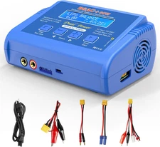 Lipo Battery Charger RC Balance Fast Battery Charger Discharger 80W 6A Smart Dig