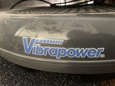 VibraPower Disc 2 Vibrating Exercise Machine Black Remote Instructions Bands VGC