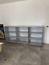 USM Haller Regal Sideboard 3x3 lichtgrau