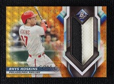 2019 Bowman Platinum Wal-Mart FoilFractor 1/1 Rhys Hoskins #PP-RH Patch 0n17