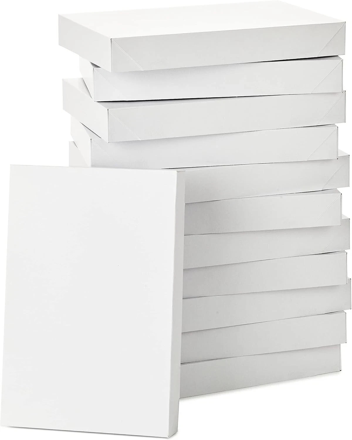 Es With Lids (12 Robe Boxes, Select Size, White