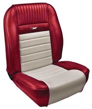 1965-66 Mustang Coupe Deluxe Pony Bucket Seat Upholstery Full Set 1966