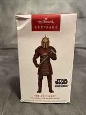 Dented Box Hallmark Ornament 2025 Star Wars  The Mandalorian The Armorer