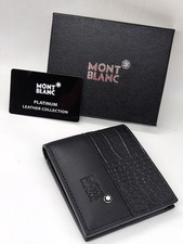 Portafoglio Premium Montblanc Miesterstuck Colore Nero Edizione Speciale Bifold Pelle