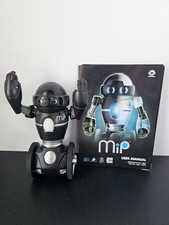 MIP WowWee Toy Coding Rolling Robot Model 0820 Black/Silver Tested Working