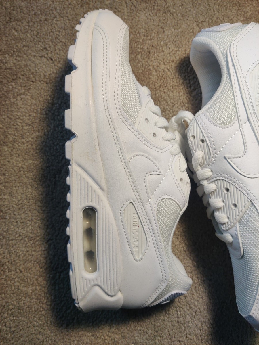Size Youth Nike Air Max 90 White CQ2560-100
