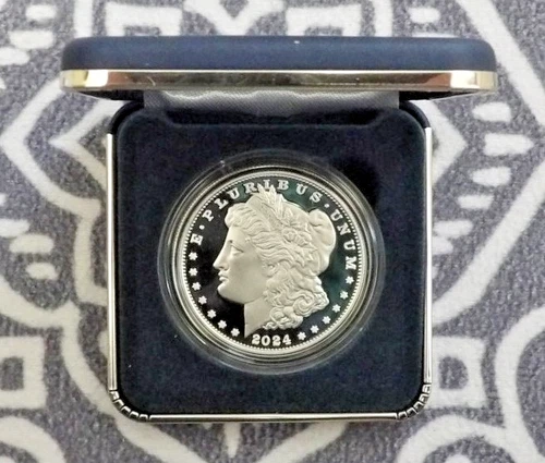 2024-S $1 Proof Morgan Silver Dollar Coin with OGP & COA - Item #24XF