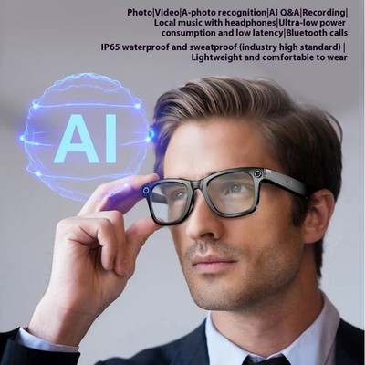 Ai Drei-Generationen-Smart-Bluetooth-Brille Magnetrahmen-Sonnenbrille für Herren