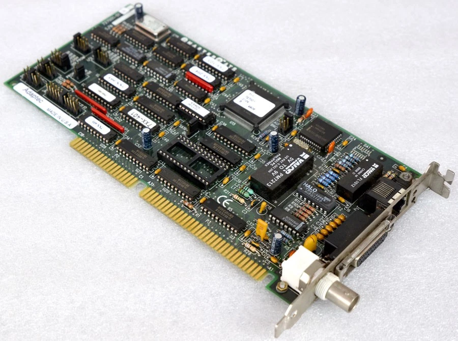 Vintage Adaptec 727001-0104 BNC Network Card ISA Slot RJ-45 Card M1367 - Image 4 of 4