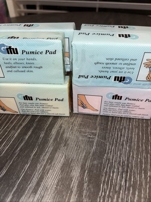 Pumice Buffing Pad Sponge Scrub Bar Block (Multiple Colors 4X2