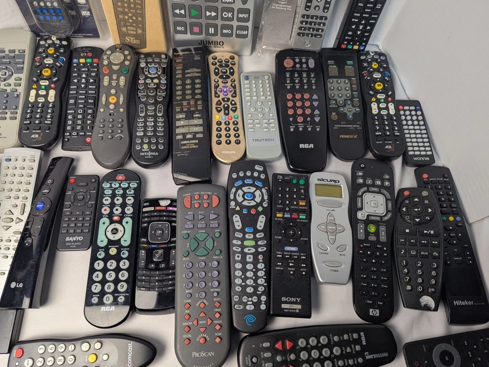 Lot of 75 Remote Controls Panasonic Magnavox Sony RCA Untested, Cleaned - Image 4 of 4