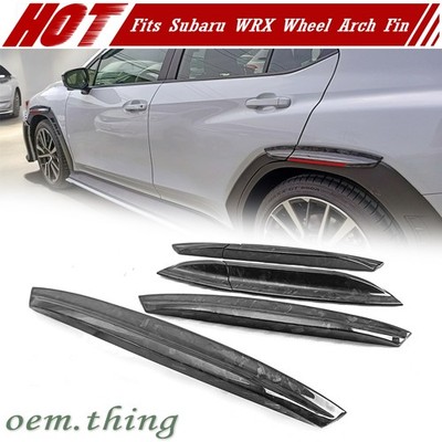 Forge Carbon Fits SUBARU WRX VB 5th Side Wheel Arches Fin Fender Flares Cover