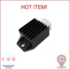 CQSPMOTO 12V 4 pin Voltage Regulator Rectifier Replacement for 50cc 70cc 90cc 11