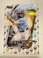 2025 Bowman Best Jackson Chourio Best-Tek Reflective Foil Clear Mylar SP#93/99