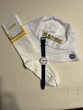 NEW! Planters Nuts Promo Swag Merch Lot - Bucket Hat, Watch, Socks