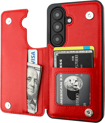 ONETOP for Samsung Galaxy S26 Wallet Case with Card Holder, PU Leather Kickstand