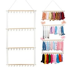 Headband Holder Hair Bows Organizer for Girls Baby Head Bands White-03