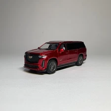 Masdi 1:64 Red Escalade Full Size SUV Sports Model Diecast Metal Car