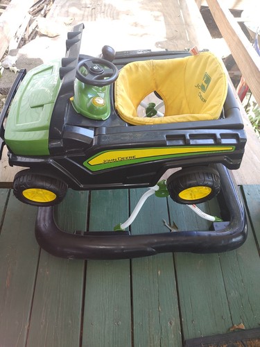 John Deere Gator 4-in-1 Baby Walker with Removable Steering Wheel with Sounds