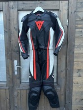 DAINESE Misano 2 D 2-Teiler  Lederkombi Schwarz/Weiß/Rot 1D10028N325