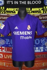 3/5 Real Madrid adults S 1902-2002 centenary third reversible football shirt