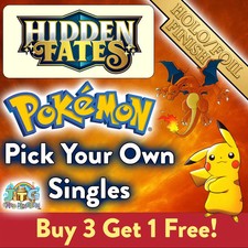 🌟 Pokémon Sun & Moon Hidden Fates: Holo Singles and Playsets✨