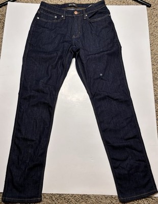 DU/ER Jeans Mens Size 30 x 32 Blue Denim Cotton Blend 5-Pocket L2X Straight Leg