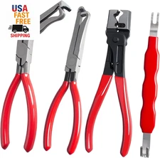 4 Pieces Electrical Disconnect Pliers for Cars, Automotive Electrical Plug Conne