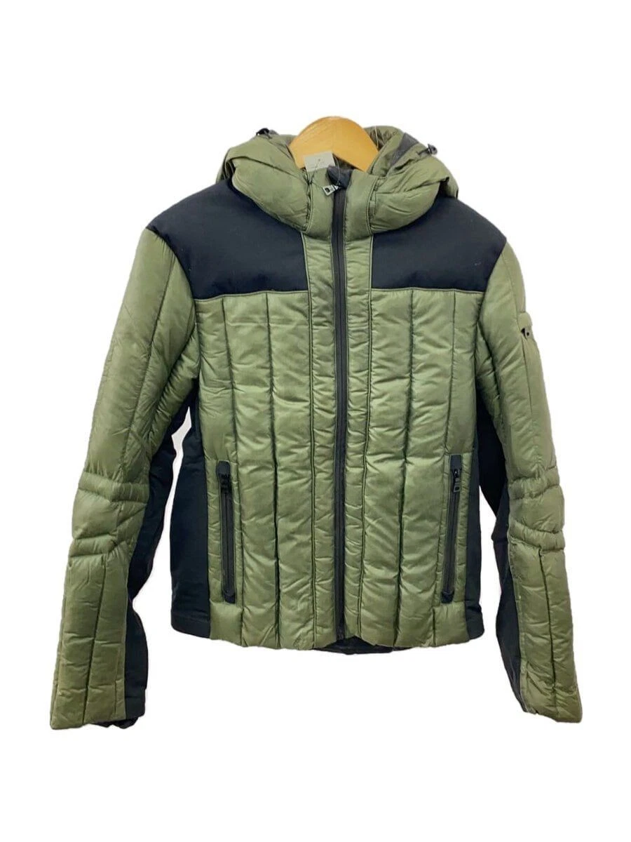 Piumino PRADA 46 nylon kaki tinta unita sgj283