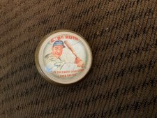BABE RUTH RED ROCK COLA BELT BUCKLE ADORNMENT ADVERTISEMENT 1939