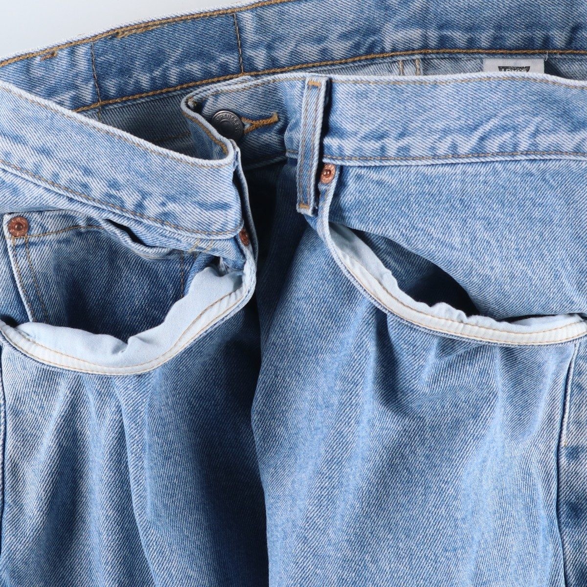 Vintage 2000'S Levi's 00550-4834 Relaxed Fit Tapered Denim Pants Men's Size W34 thumbnail 10