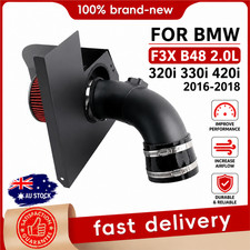 For BMW F3X B48 2.0L 320i 330i 420i Cold Air Intake Pipe Kit with 3.5" Filter