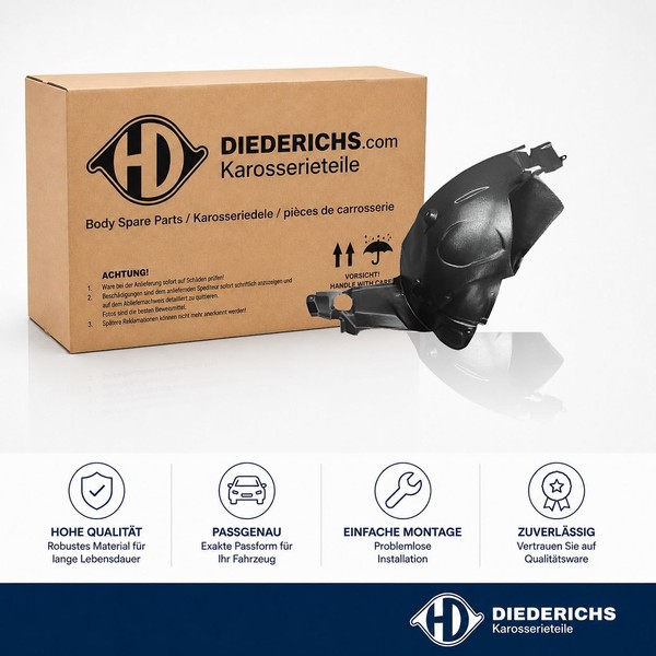 Verkleidung Radhaus Vorne Hinten Rechts Diederichs 1681108 FÜR Mercedes-image